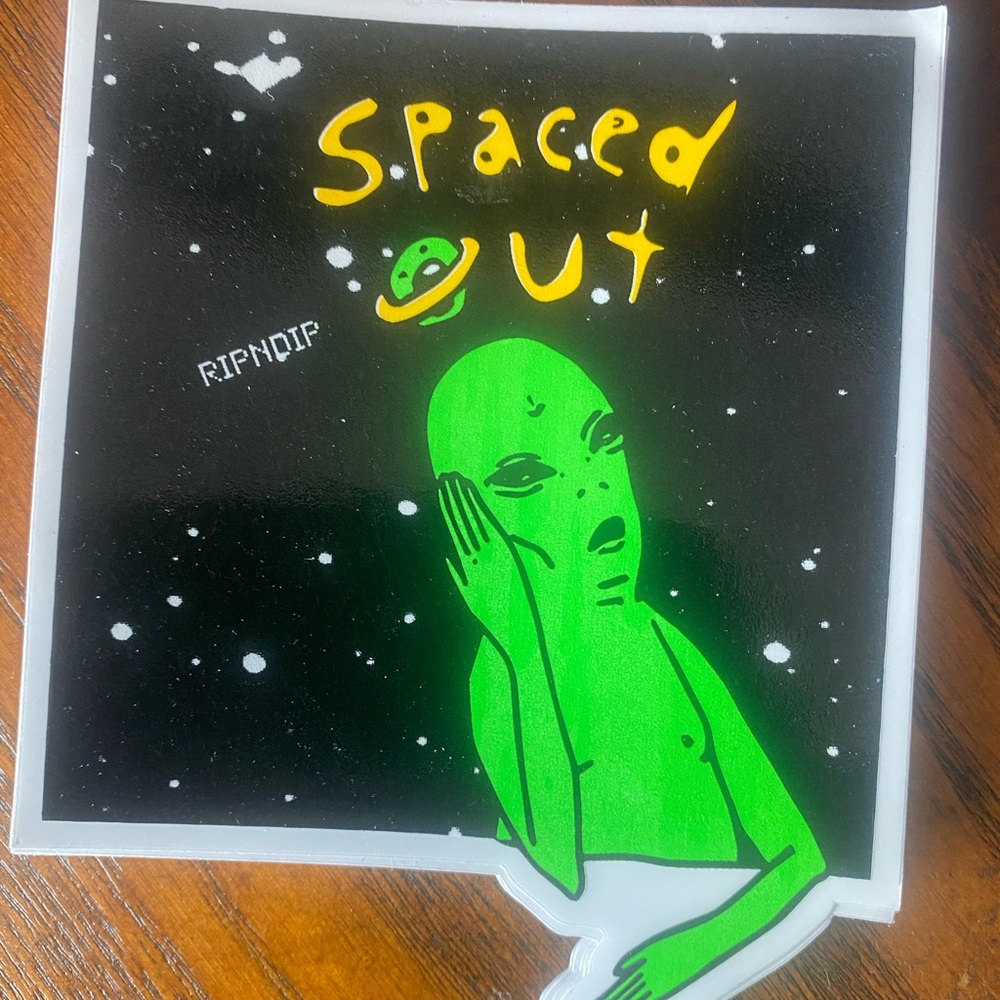 ripndip exclusive alien stickers